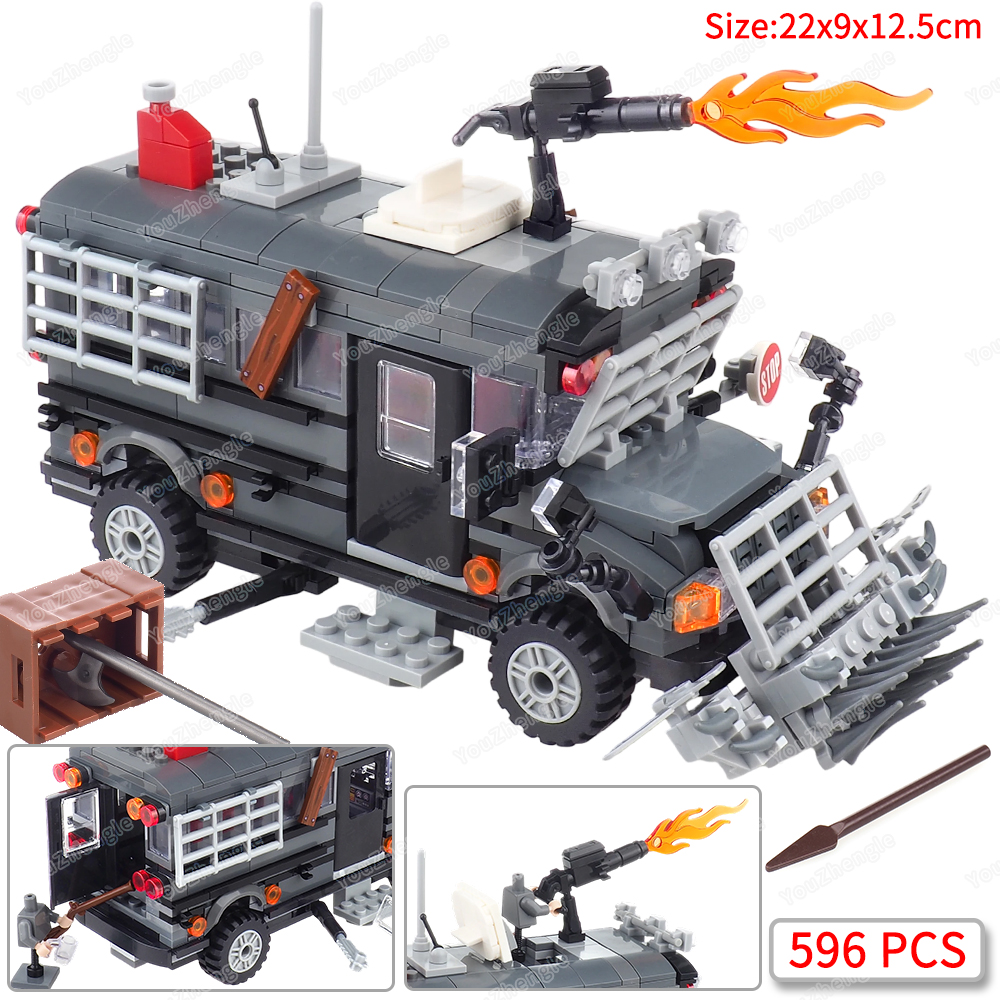 Party Games Bus - Apocalypse Armored Vehicle Dark Gray Bus