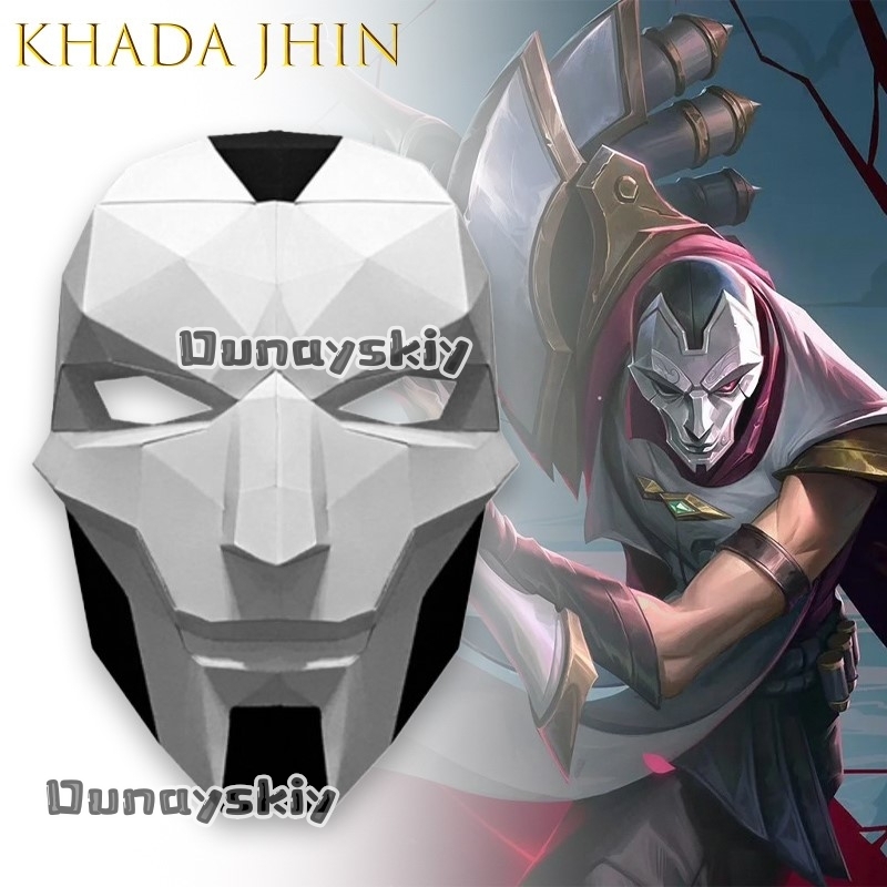 Party Games Young Adults - AKhada Jhin Oni Mask DIY Paper
