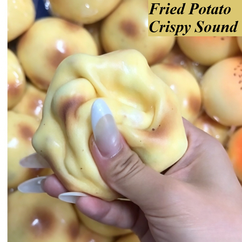 Party Games Young Adults - Fried Potato Shaped Squishy Toy Crispy