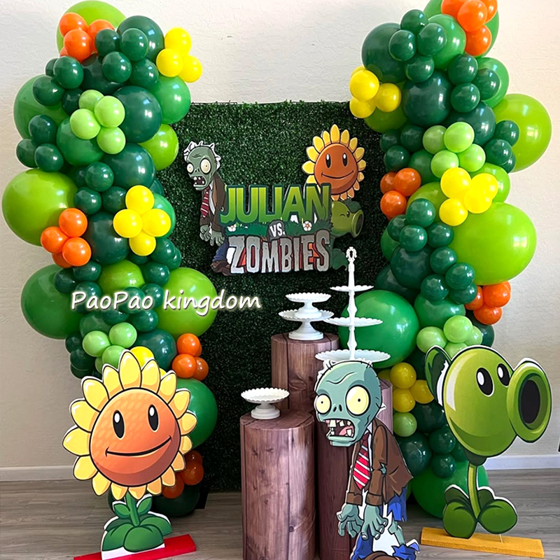 Zombie Party Games - Plants Vs. Z-Zombies Balloons Cartoon Game