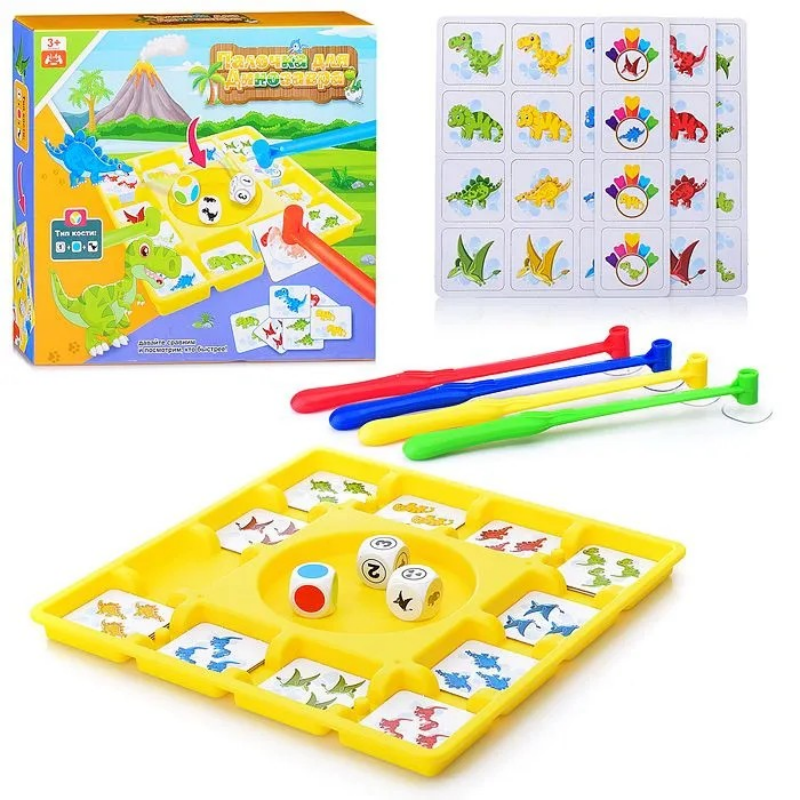Party Games Animals - Board Game Dinosaur with Suction Cups