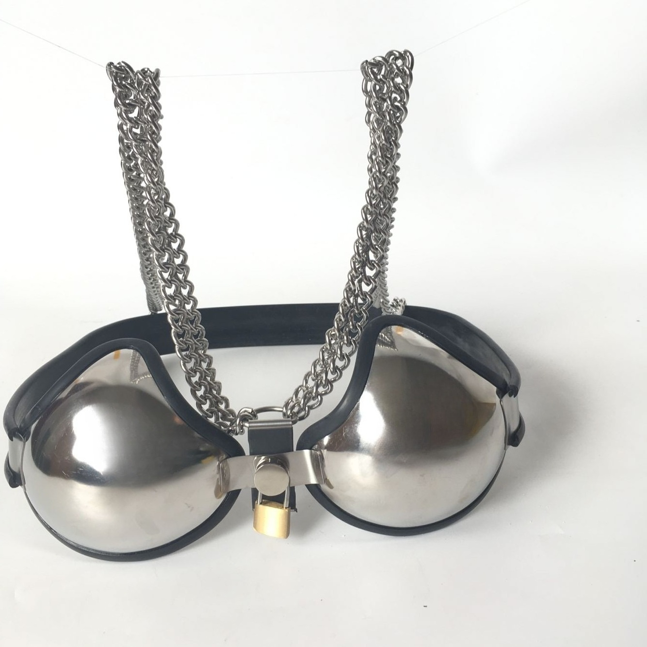 Party Games Young Adults - Stainless Steel Female Chastity Bra Device