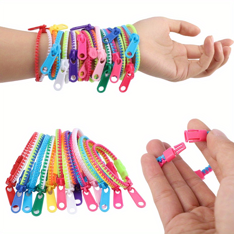 Party Games Bridal Shower - 10-Pack two-color sensory decompression zipper chain
