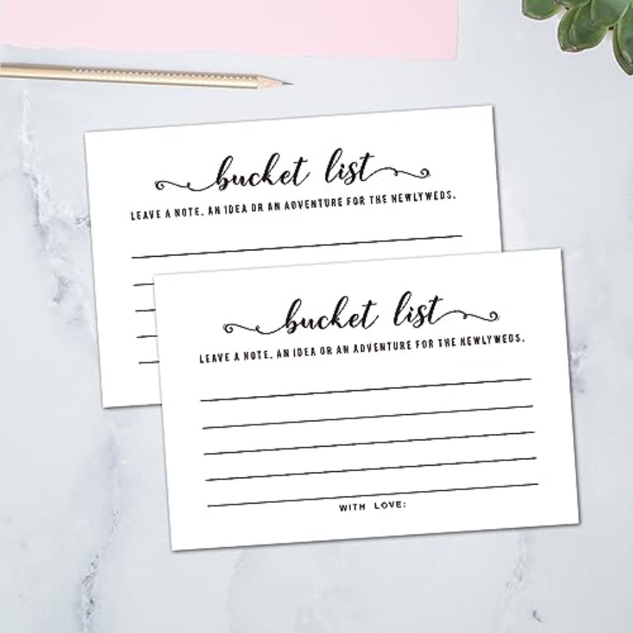 50 Wedding Bucket List Cards f - Party Games Bridal Shower 리뷰 및 가격