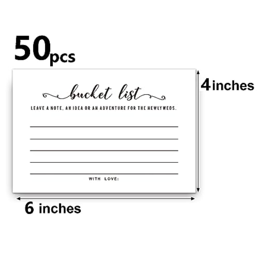 50 Wedding Bucket List Cards f - Party Games Bridal Shower 리뷰 및 가격