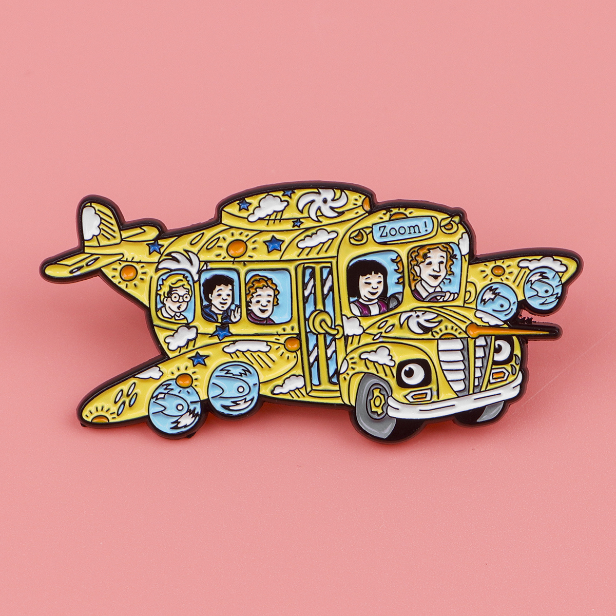 Funny School Bus Enamel Pin Ba - Party Games Bus 리뷰 및 가격