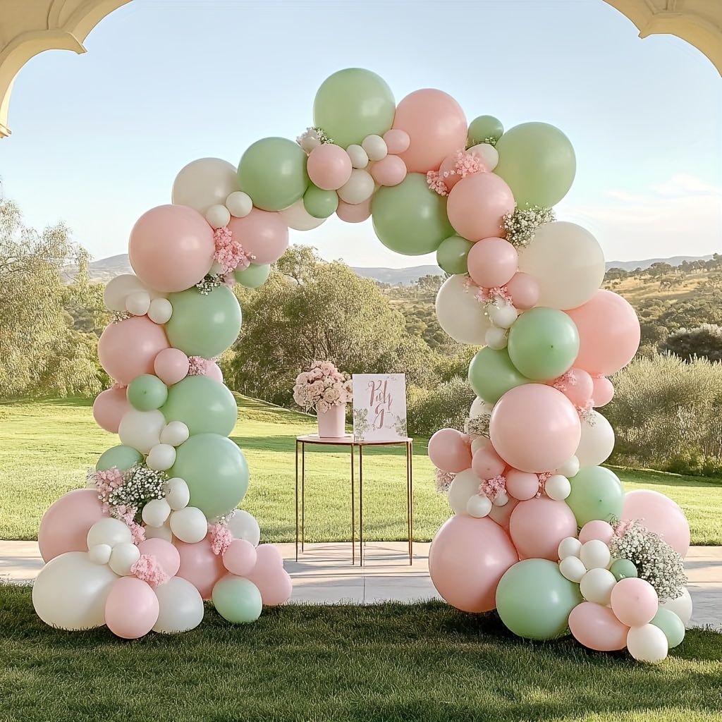 131pcs Sage Green And Pink Pas - Party Games Bridal Shower 리뷰 및 가격