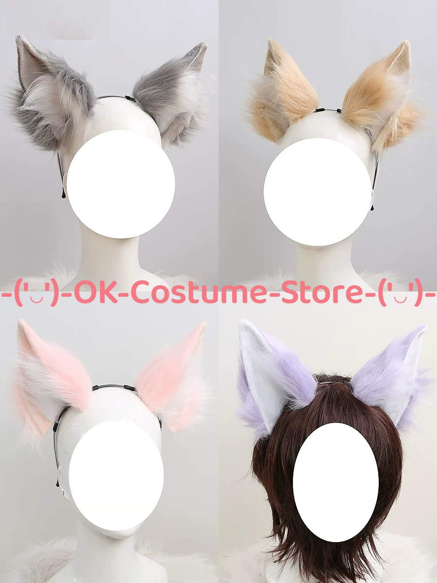 Faux Fur Fox Ears and Tail Set - Party Games Animals 리뷰 및 가격