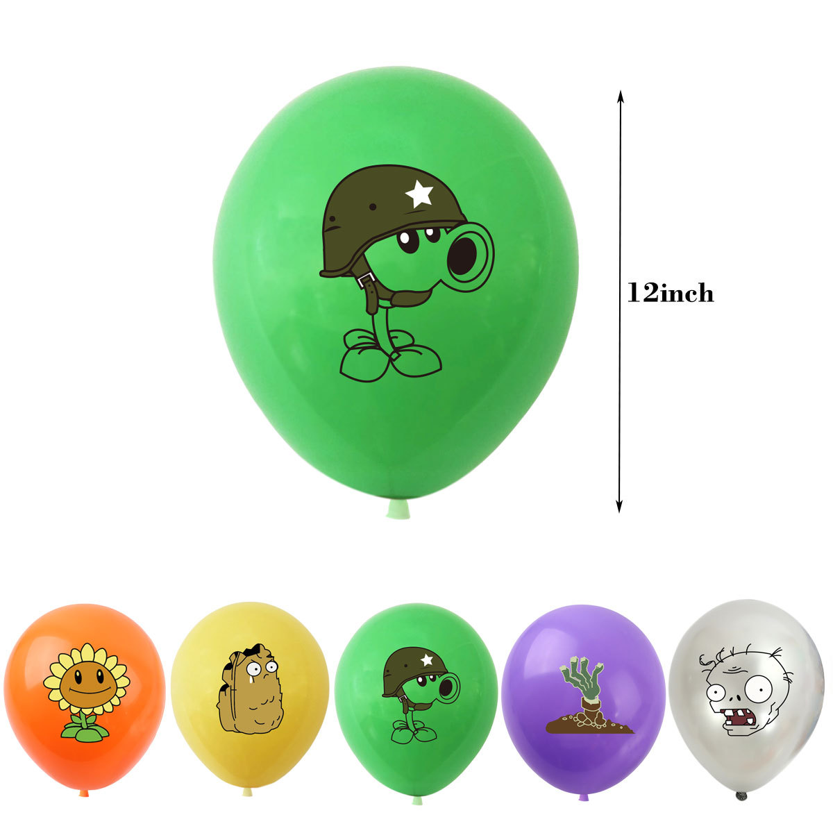 10Pcs 12inch Plants VS Zombies - Zombie Party Games 리뷰 및 가격