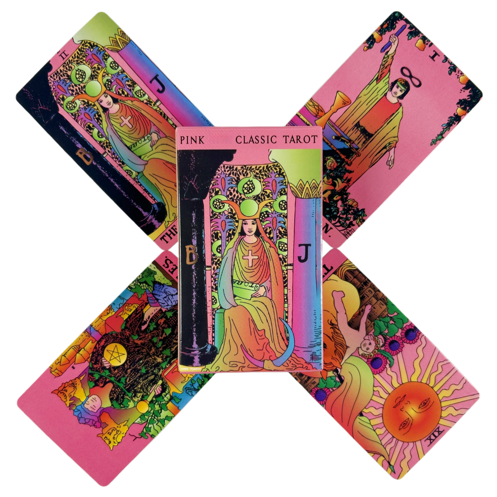 Pink Rider Tarot Card Deck 78  - Party Games Mystery 리뷰 및 가격