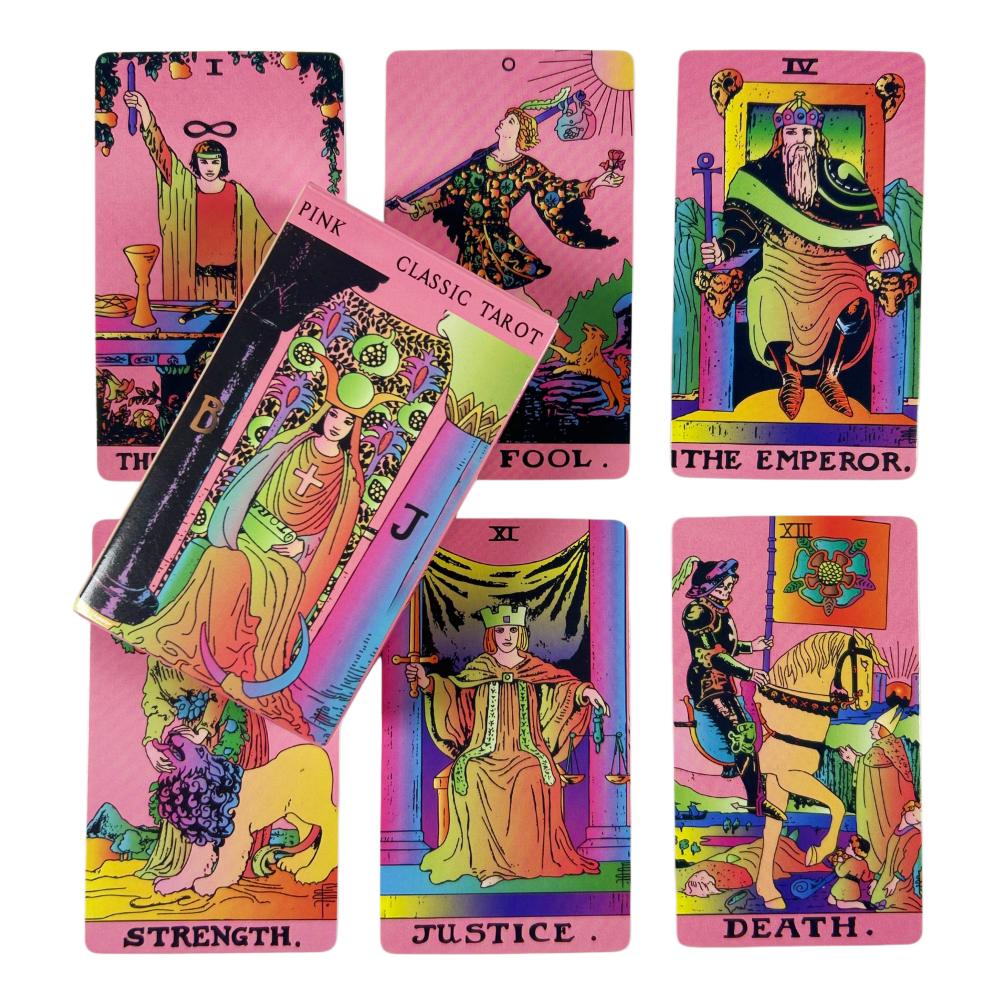 Pink Rider Tarot Card Deck 78  - Party Games Mystery 리뷰 및 가격
