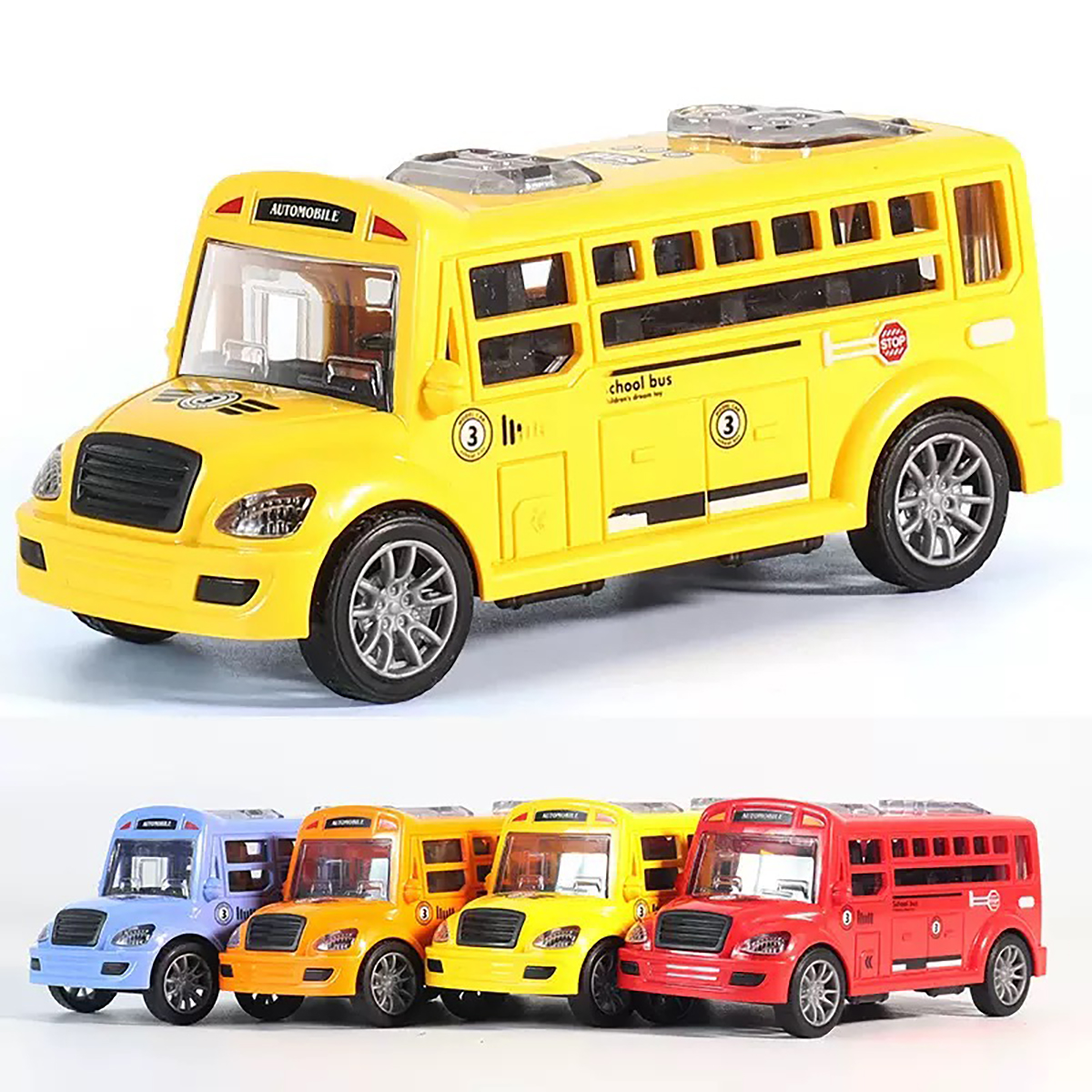 1 Piece School Bus Toy Inertia - Party Games Bus 리뷰 및 가격