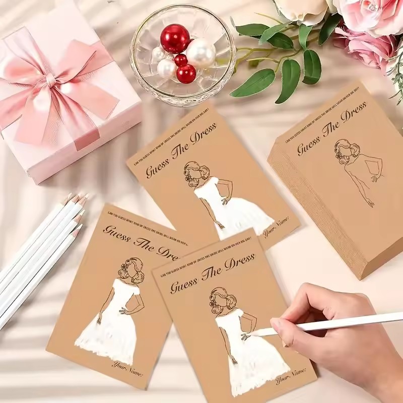 10/20Sets Guess Wedding Dress  - Party Games Bridal Shower 리뷰 및 가격