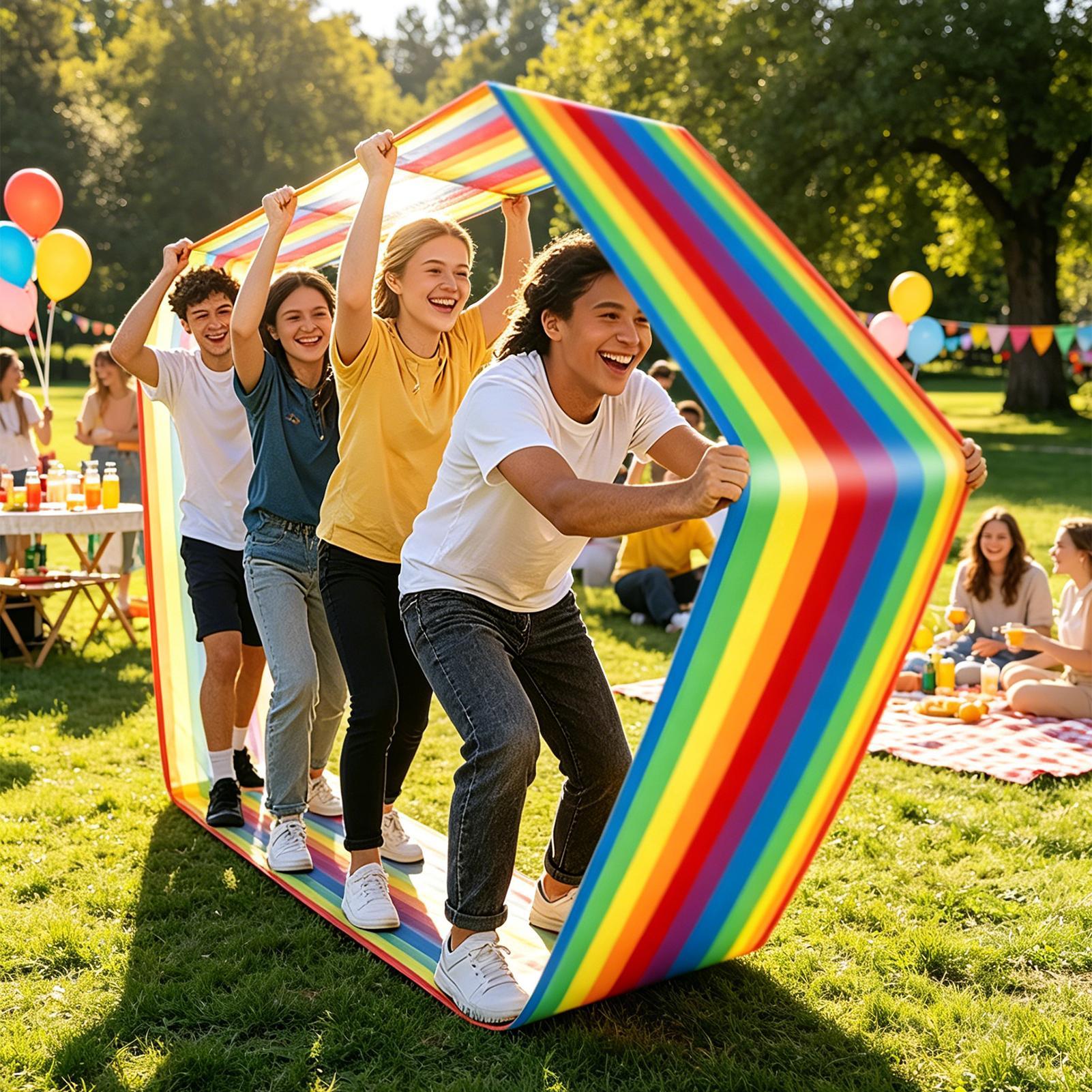 Group Leaning Activity Run Mat - Party Games Group For Adults 리뷰 및 가격