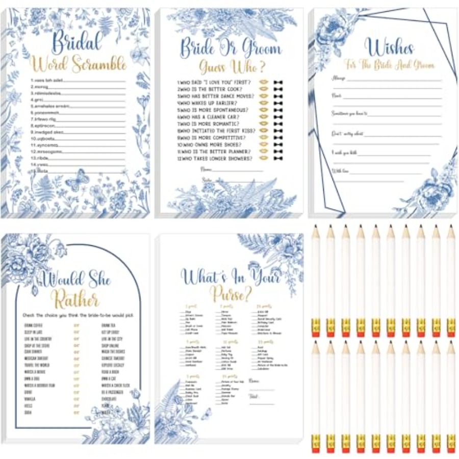 145 Pieces Bridal Shower Game  - Party Games Bridal Shower 리뷰 및 가격
