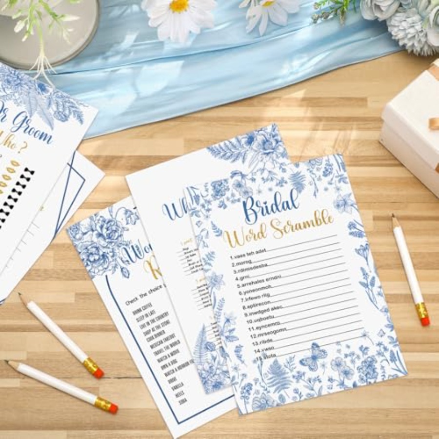 145 Pieces Bridal Shower Game  - Party Games Bridal Shower 리뷰 및 가격