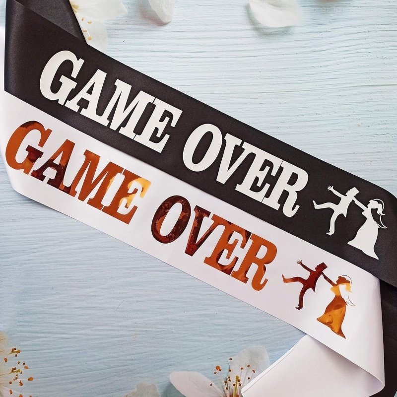 Game Over Bachelor Party Groom - Party Games Bridal Shower 리뷰 및 가격