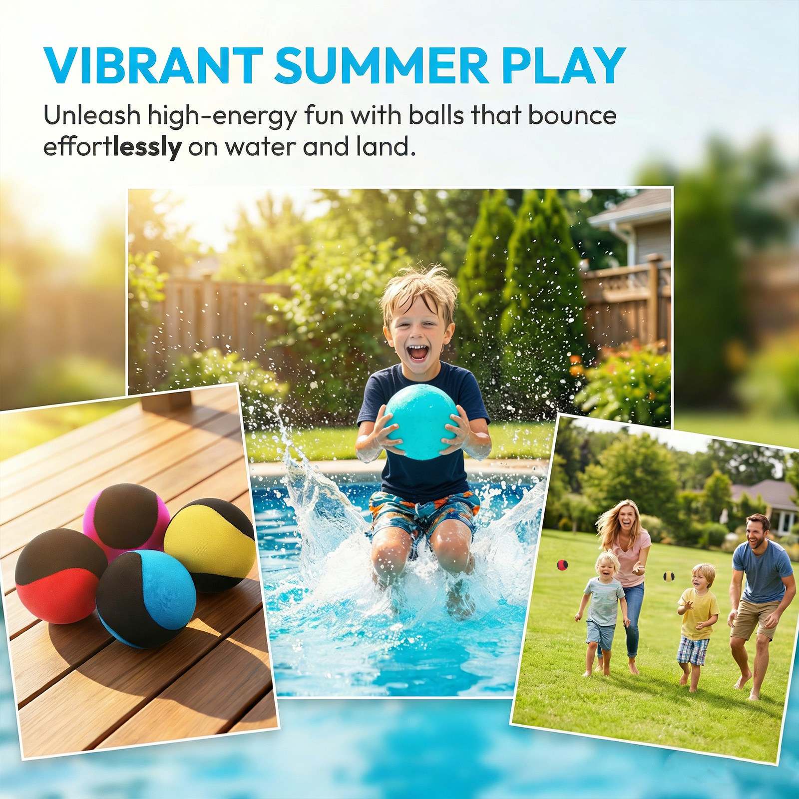 4Pcs Water Bouncing Ball High  - Party Games Kids Outdoor 리뷰 및 가격