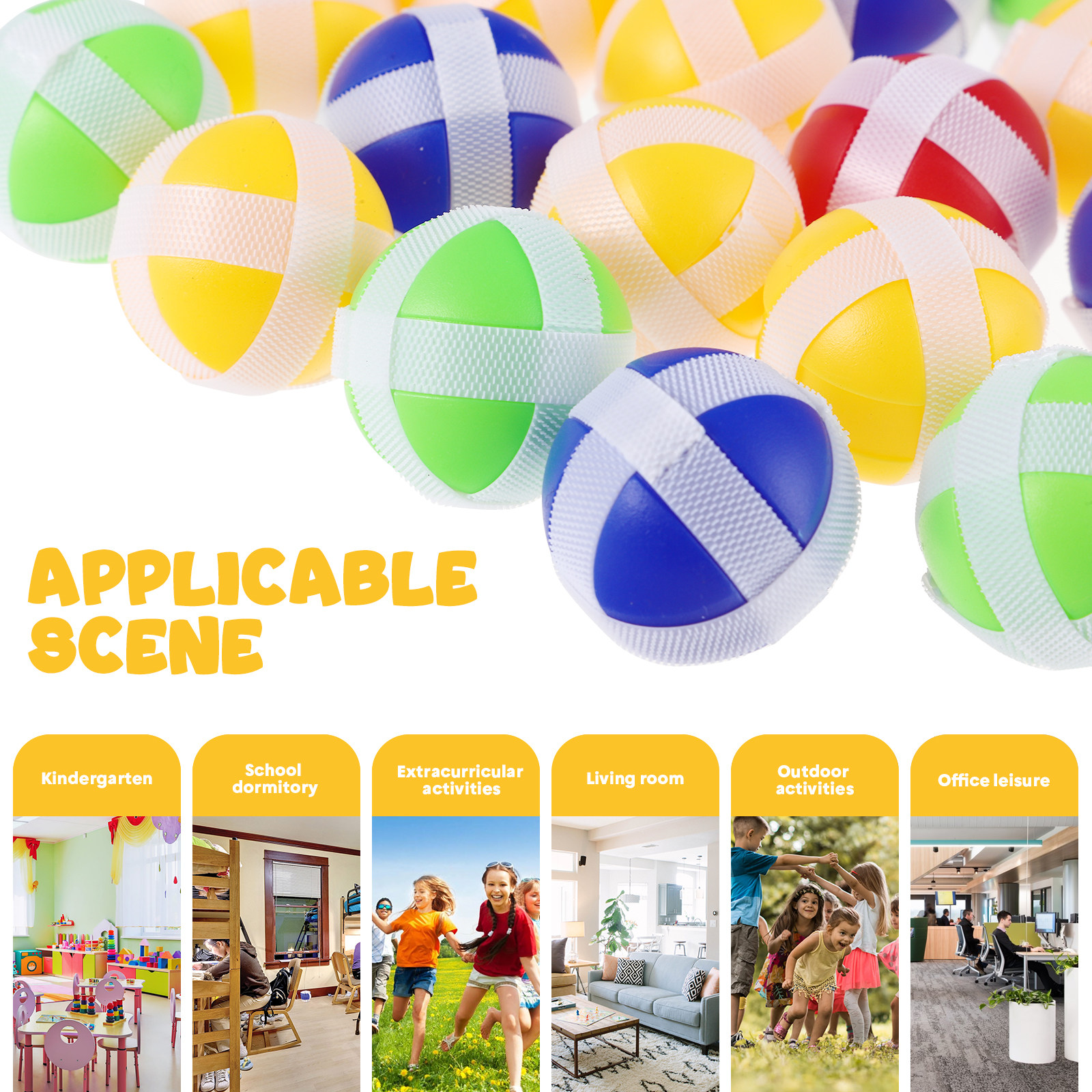 25Pcs Sticky Balls for Fabric  - Party Games Physical 리뷰 및 가격
