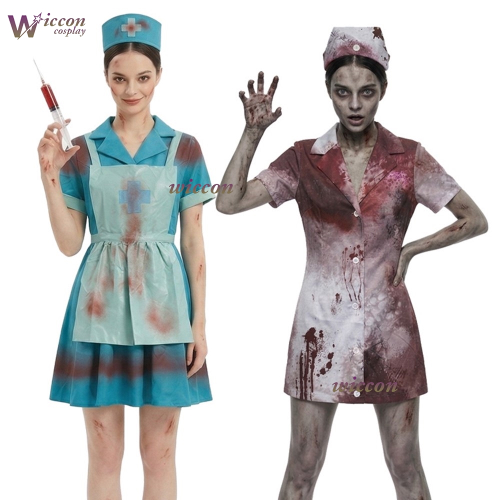 YNot Cos Zombie Nurse Costume  - Zombie Party Games 리뷰 및 가격