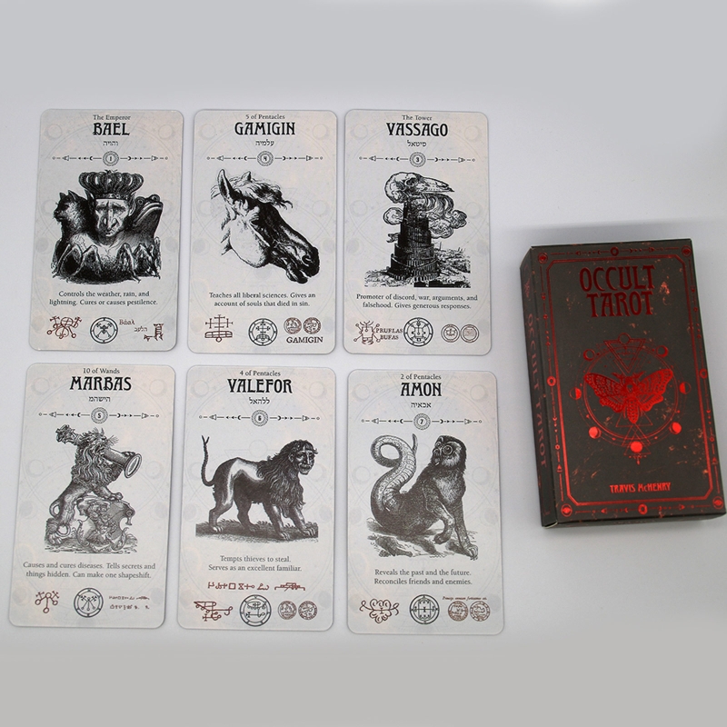 77HC 78 Cards Deck Occult Taro - Party Games Mystery 리뷰 및 가격