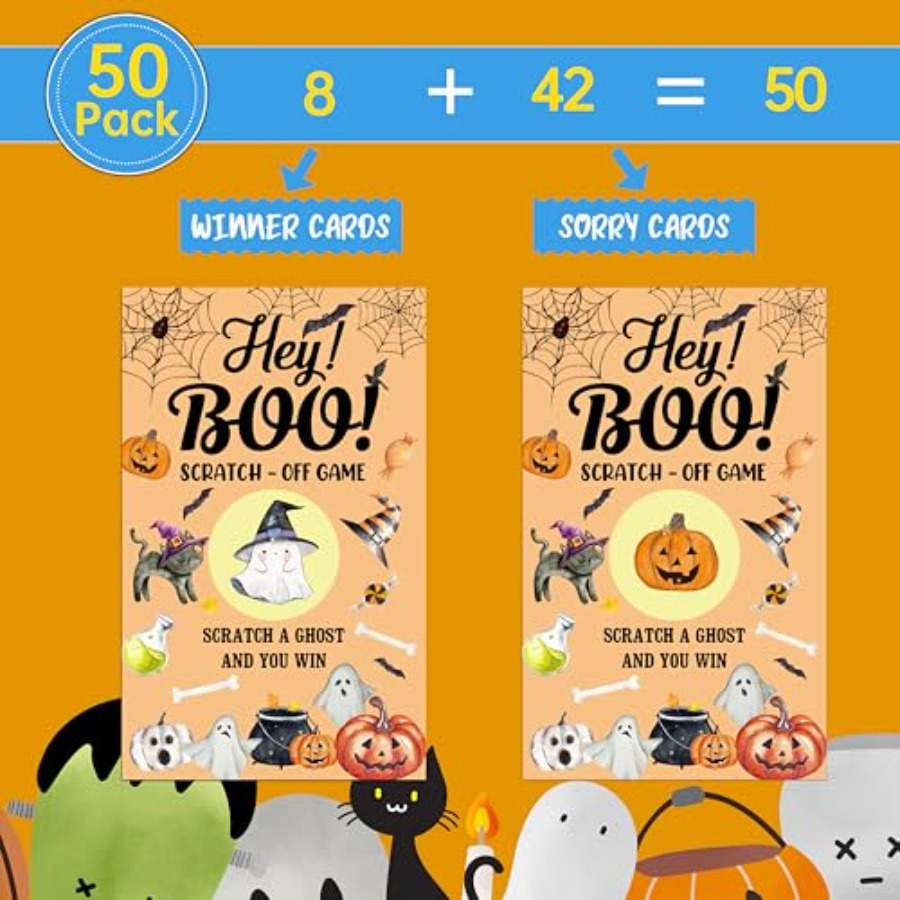 Halloween Games -50 Pack, Scra - Party Games Group For Adults 리뷰 및 가격