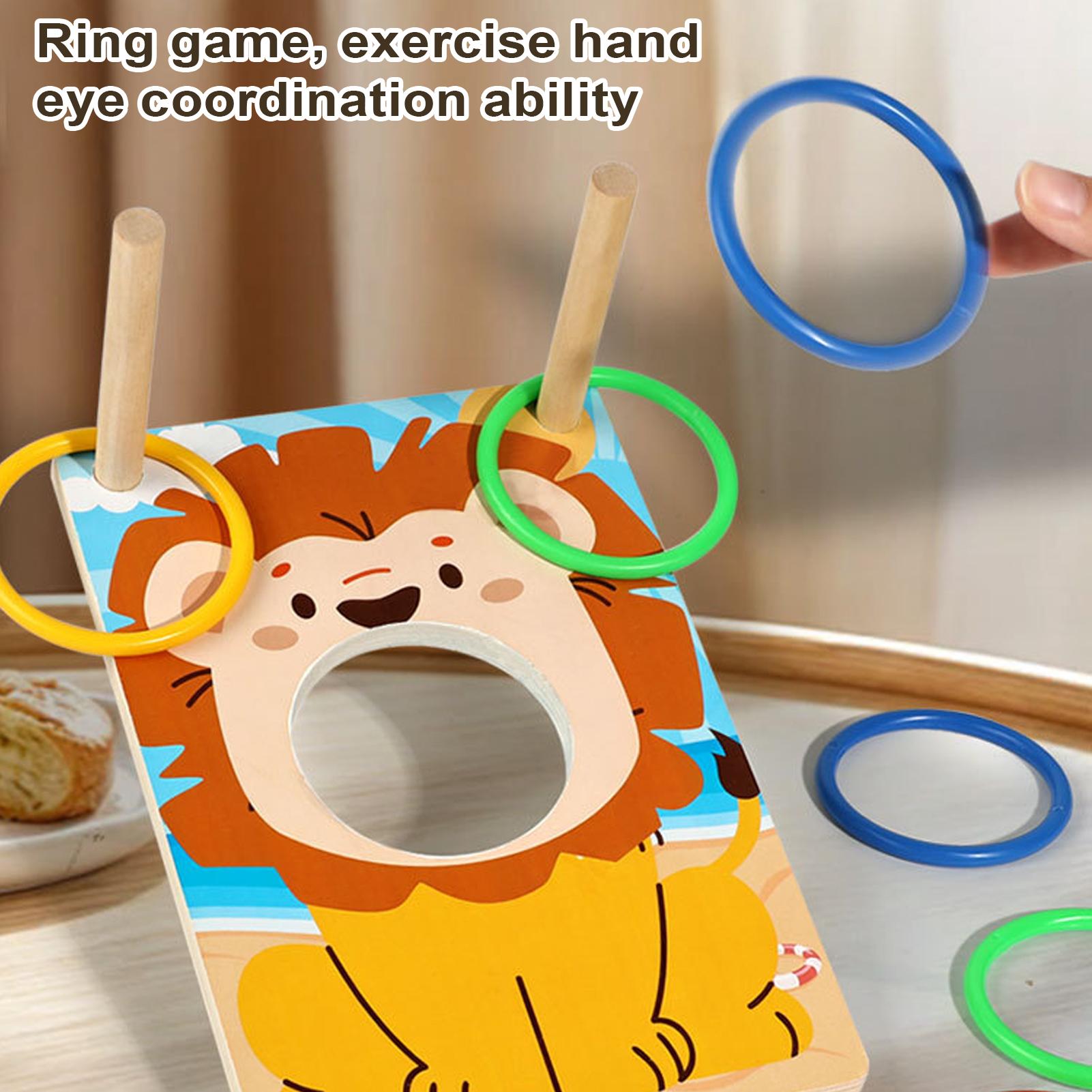 Wooden Bean Bag Toss Game Ring - Party Games Group For Adults 리뷰 및 가격