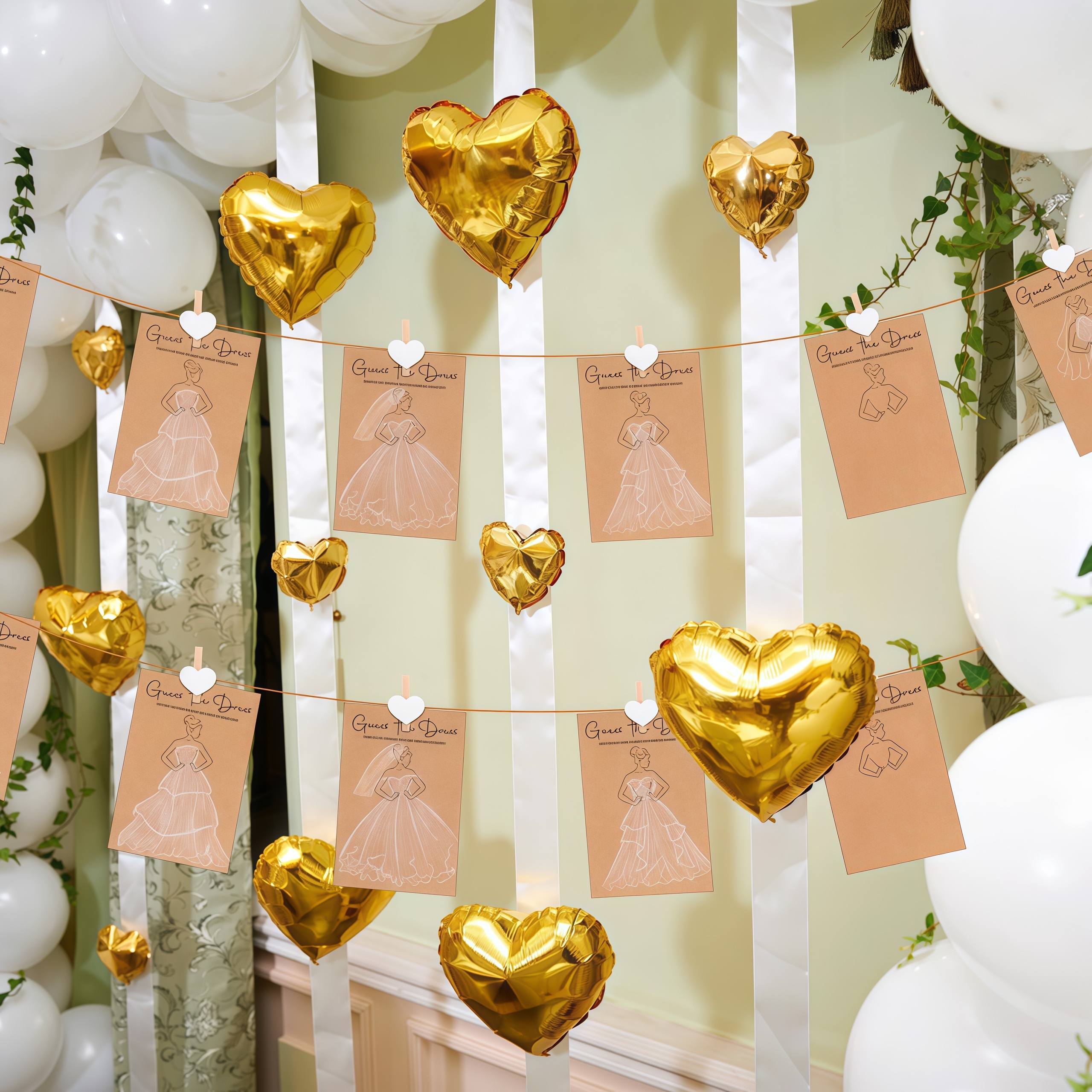 20PCS Guess The Dress Bridal S - Party Games Bridal Shower 리뷰 및 가격