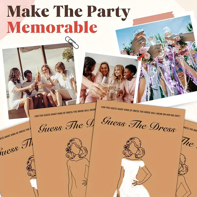 20pcs/Set Funny Guess The Dres - Party Games Bridal Shower 리뷰 및 가격