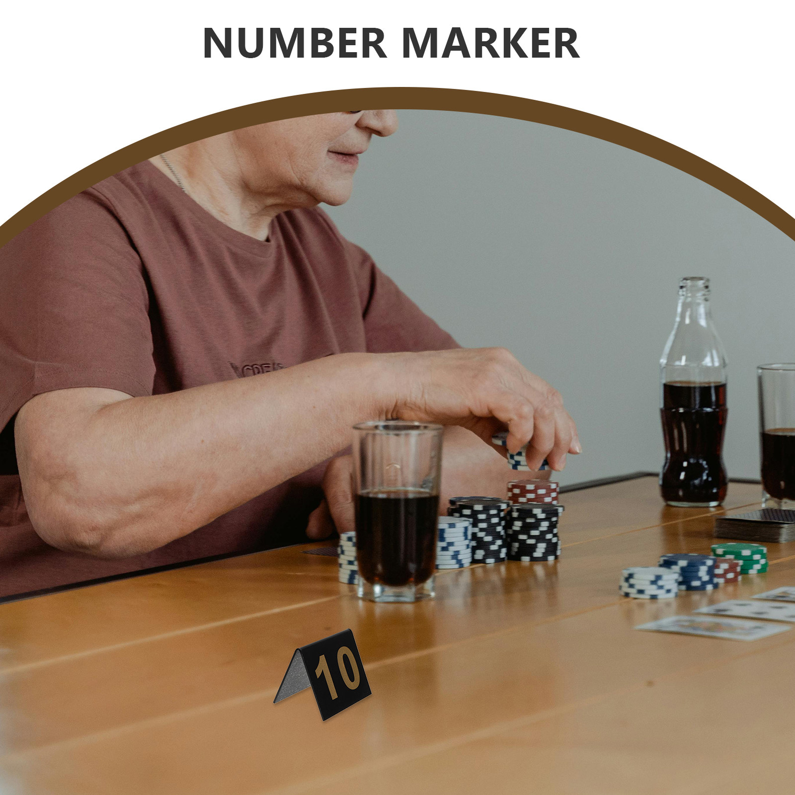 12Pcs Number Markers Acrylic V - Party Games Mystery 리뷰 및 가격