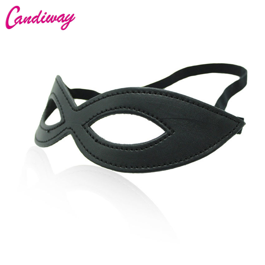 Black Leather Eye Mask For Sex - Party Games Mystery 리뷰 및 가격