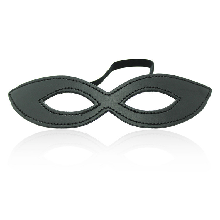 Black Leather Eye Mask For Sex - Party Games Mystery 리뷰 및 가격
