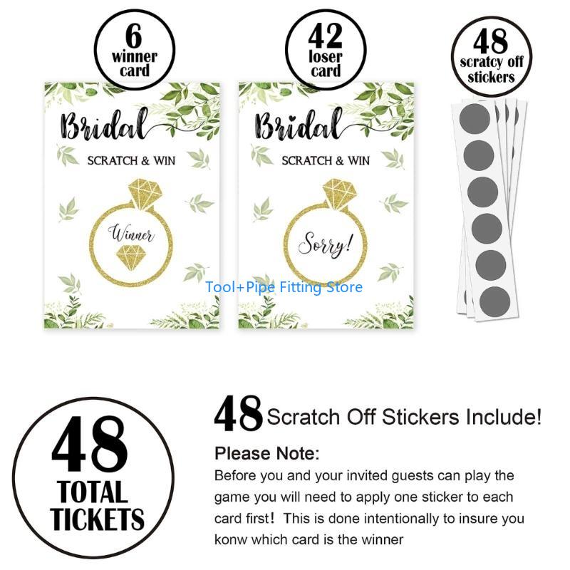 F92B Bridal Shower Scratch Off - Party Games Bridal Shower 리뷰 및 가격