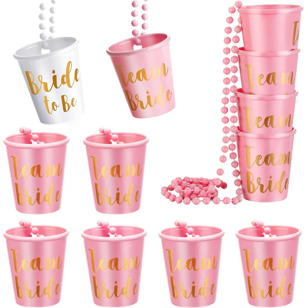 12pcs Team Bride Shot Glass Ne - Party Games Bridal Shower 리뷰 및 가격