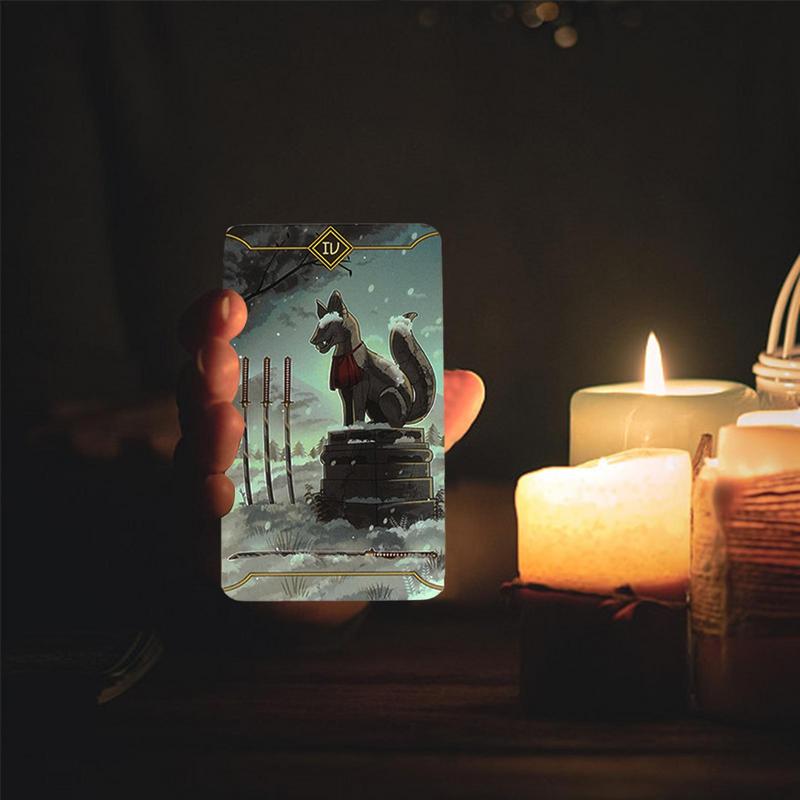 78pcs Tarot Cards Seasonal Fox - Party Games Meaning 리뷰 및 가격