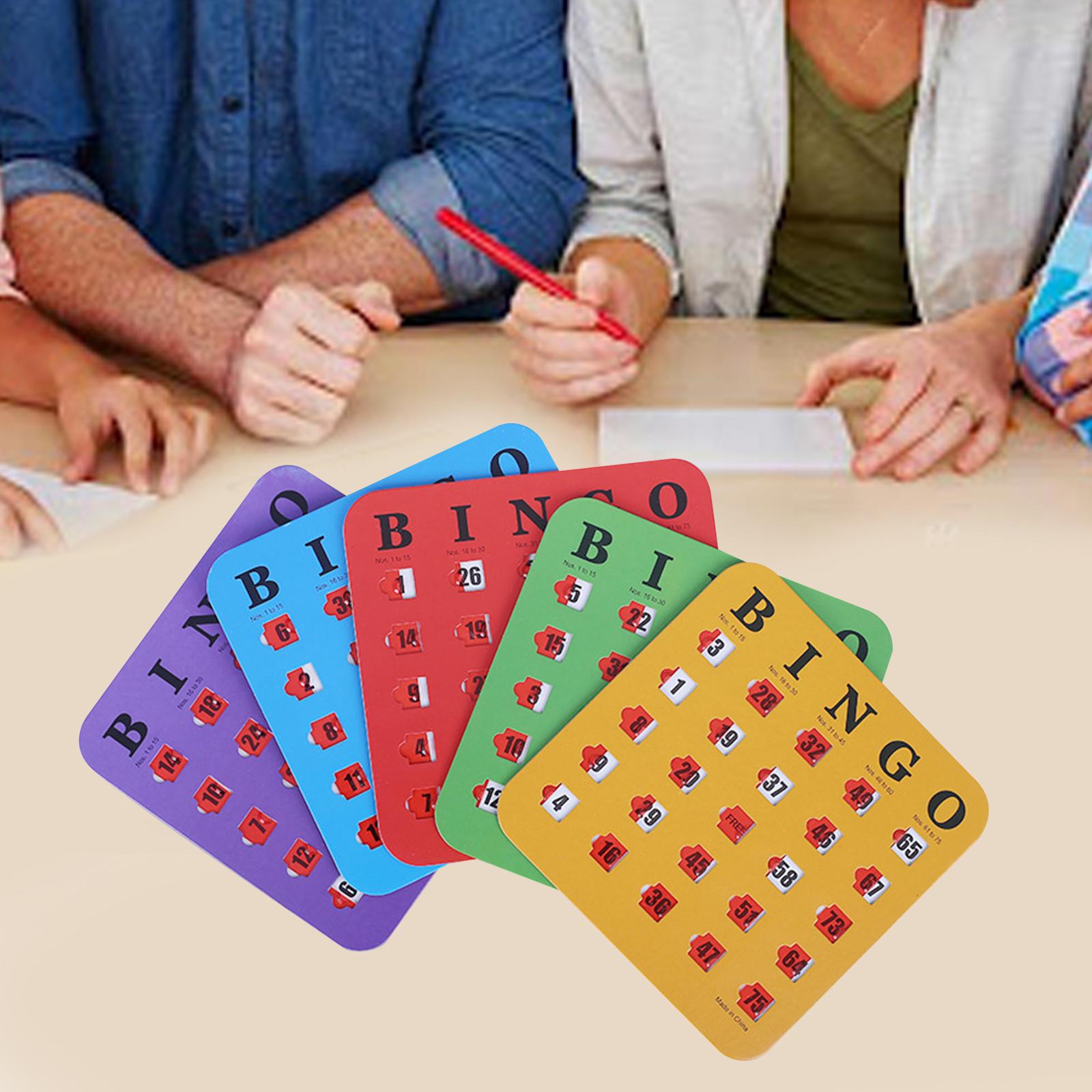 5 Pieces Large Print Bingo Car - Party Games Group For Adults 리뷰 및 가격