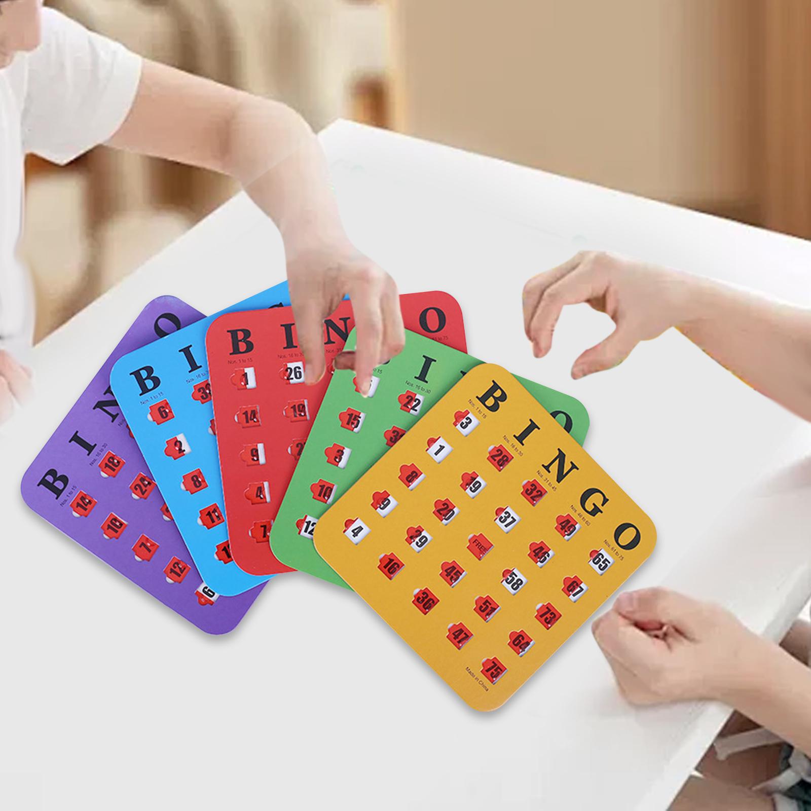 5 Pieces Large Print Bingo Car - Party Games Group For Adults 리뷰 및 가격