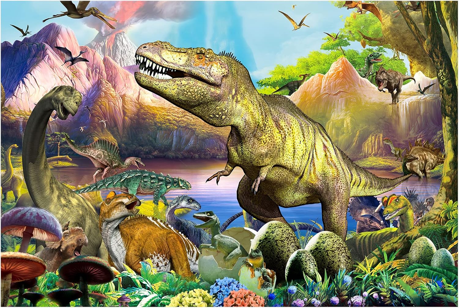 Dinosaur Group Adult Wooden Pu - Party Games Group For Adults 리뷰 및 가격