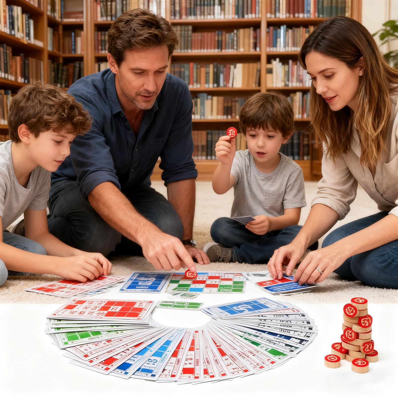 Bingo Set Wooden Funny Educati - Party Games Group For Adults 리뷰 및 가격