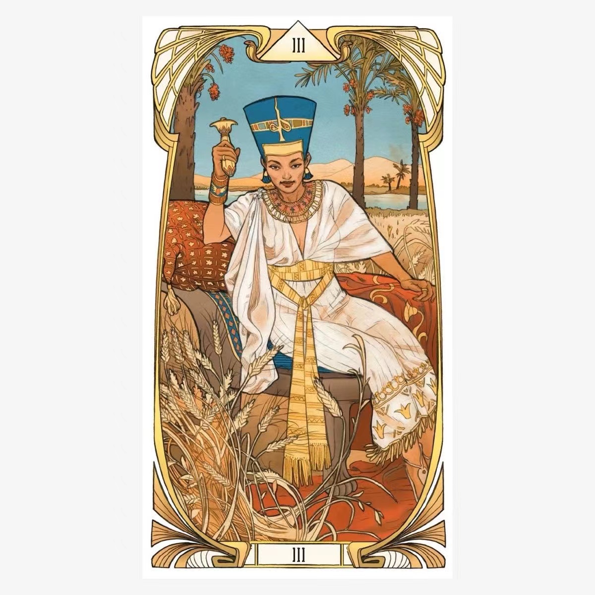 Egyptian Art Nouveau Tarot car - Party Games Meaning 리뷰 및 가격