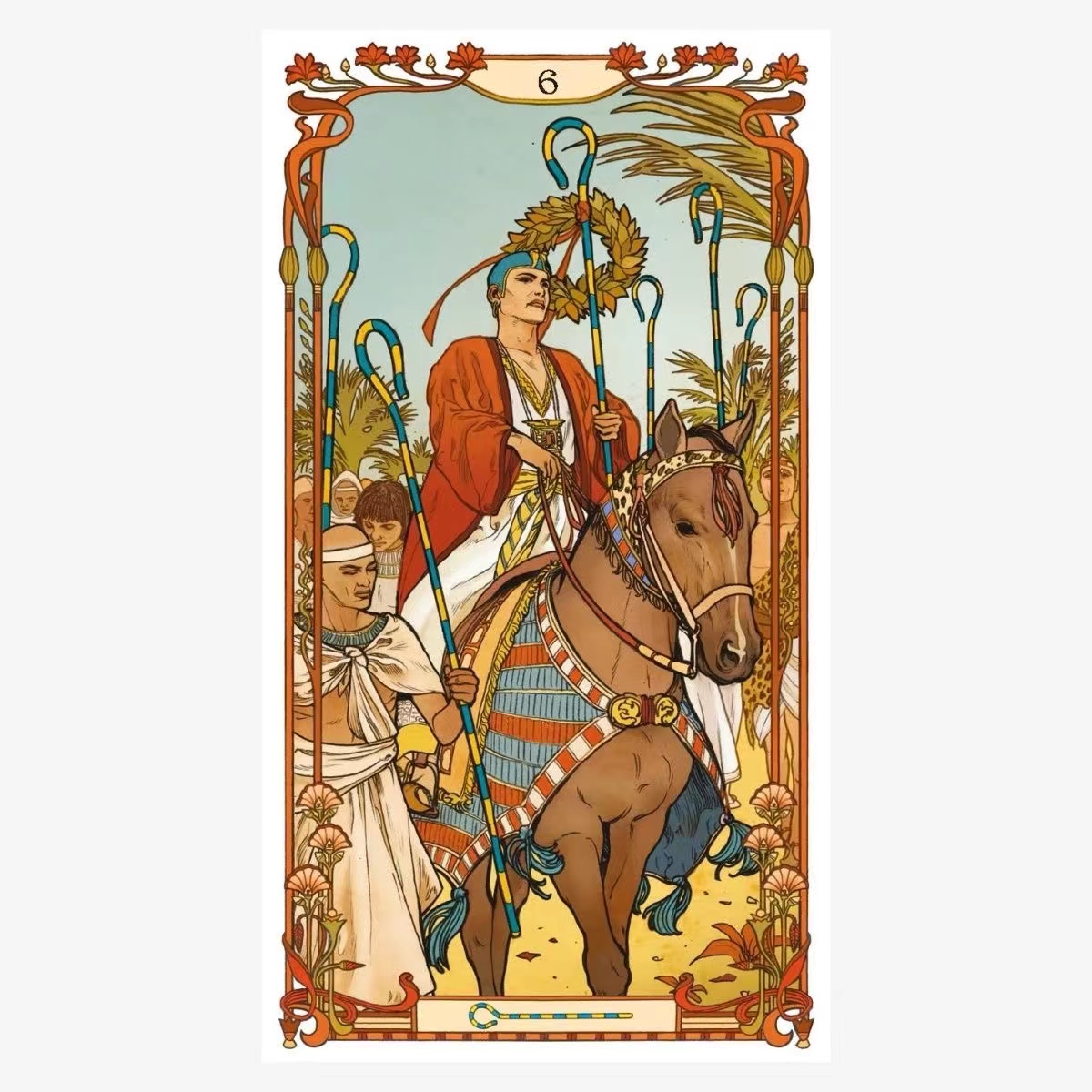 Egyptian Art Nouveau Tarot car - Party Games Meaning 리뷰 및 가격